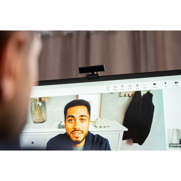Фото - Веб-камера для компьютера Sandberg Face Scan Webcam Mini Full HD Autofocus, ENC, USB-A/USB-C connection (134-43)